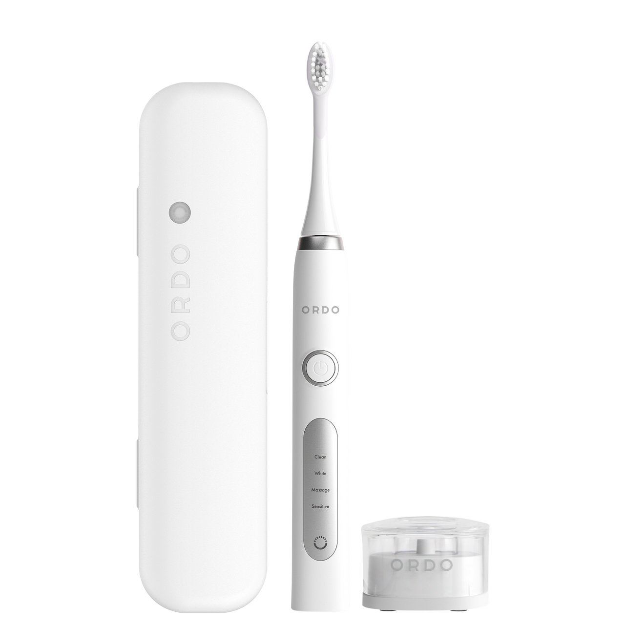 Ordo Sonic+ Toothbrush & Charging Travel Case - White