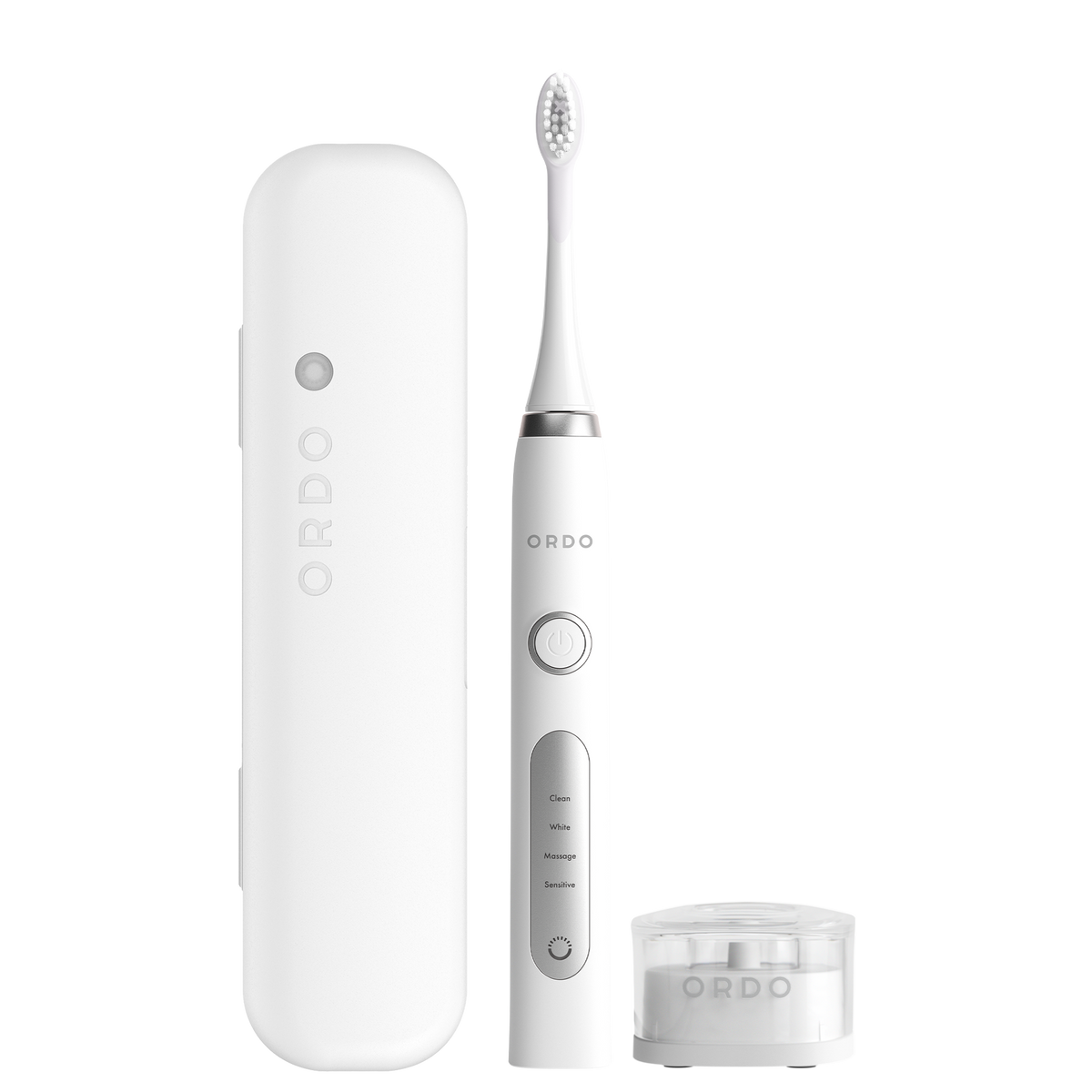 Ordo Sonic+ Toothbrush & Charging Travel Case - White
