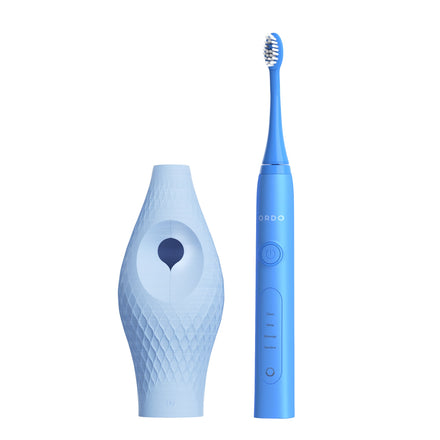 Ordo Sonic+ Toothbrush & {access}ories Handle - Soft Blue Ball Large Diamond