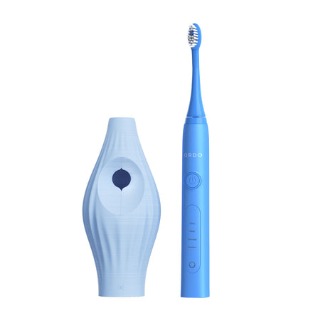 Ordo Sonic+ Toothbrush & {access}ories Handle - Soft Blue Ball Large Vertical