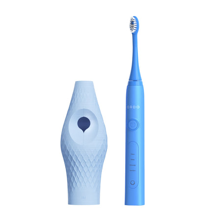 Ordo Sonic+ Toothbrush & {access}ories Handle - Soft Blue Ball Medium Diamond