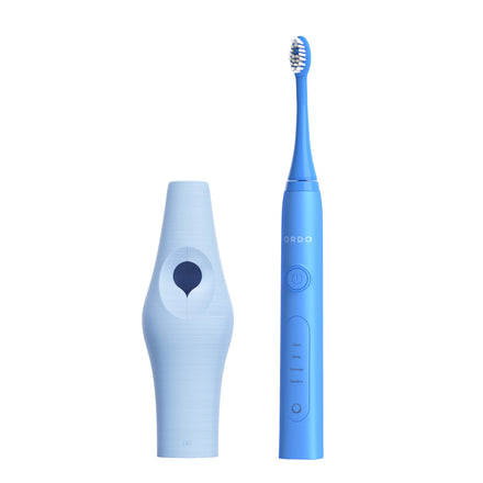 Ordo Sonic+ Toothbrush & {access}ories Handle - Soft Blue Ball Small Smooth