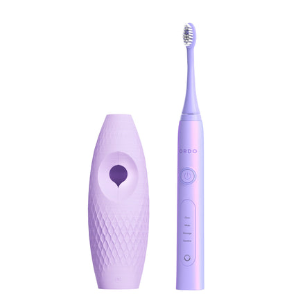 Ordo Sonic+ Toothbrush & {access}ories Handle - Violet Curved Large Diamond