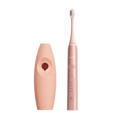 Ordo Sonic+ Toothbrush & {access}ories Handle - Apricot Curved Large Smooth