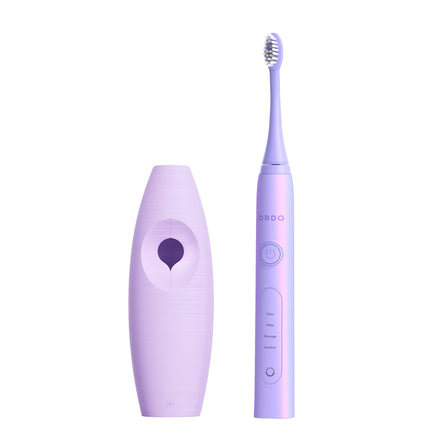 Ordo Sonic+ Toothbrush & {access}ories Handle - Violet Curved Large Smooth