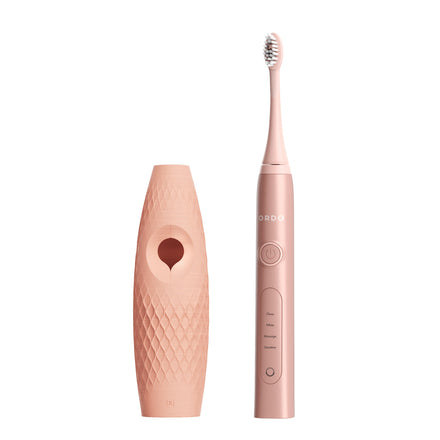 Ordo Sonic+ Toothbrush & {access}ories Handle - Apricot Curved Medium Diamond