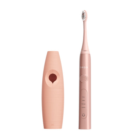Ordo Sonic+ Toothbrush & {access}ories Handle - Apricot Curved Medium Smooth