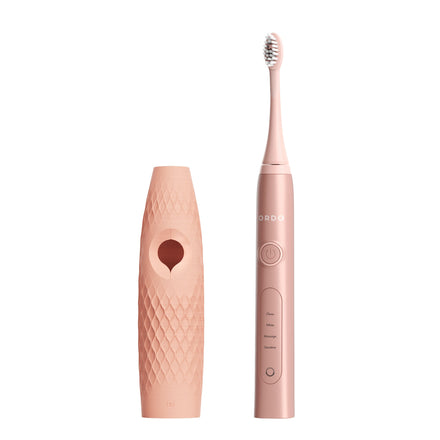 Ordo Sonic+ Toothbrush & {access}ories Handle - Apricot Curved Small Diamond