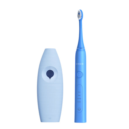 Ordo Sonic+ Toothbrush & {access}ories Handle - Soft Blue Hemispherical Large Smooth