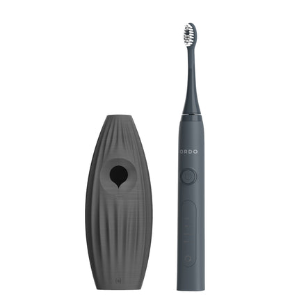 Ordo Sonic+ Toothbrush & {access}ories Handle - Charcoal Hemispherical Large Vertical