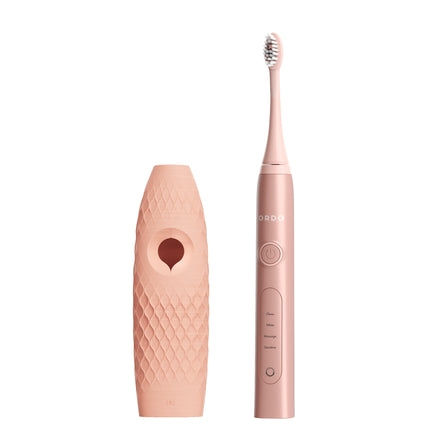 Ordo Sonic+ Toothbrush & {access}ories Handle - Apricot Hemispherical Medium Diamond