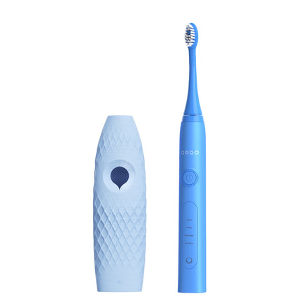 Ordo Sonic+ Toothbrush & {access}ories Handle - Soft Blue Hemispherical Medium Diamond