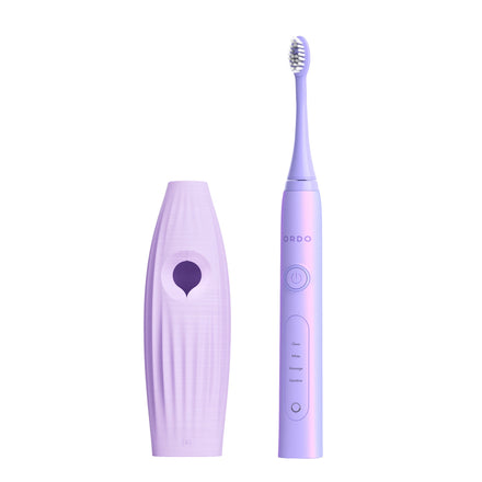 Ordo Sonic+ Toothbrush & {access}ories Handle - Violet Hemispherical Medium Vertical