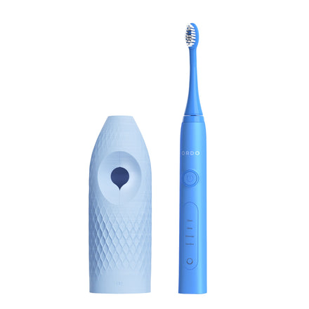 Ordo Sonic+ Toothbrush & {access}ories Handle - Soft Blue Straight Large Diamond