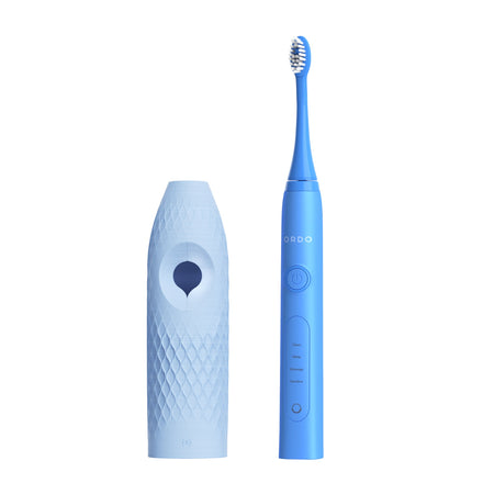 Ordo Sonic+ Toothbrush & {access}ories Handle - Soft Blue Straight Medium Diamond