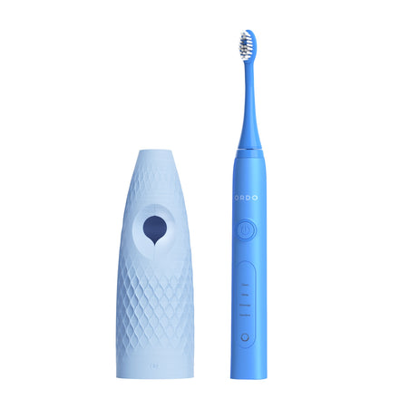 Ordo Sonic+ Toothbrush & {access}ories Handle - Soft Blue Tapered Large Diamond