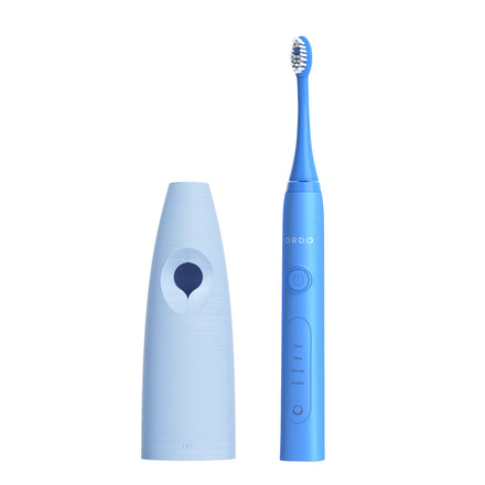 Ordo Sonic+ Toothbrush & {access}ories Handle - Soft Blue Tapered Large Smooth