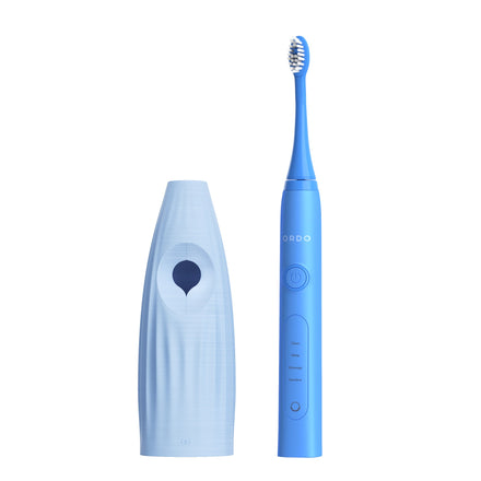 Ordo Sonic+ Toothbrush & {access}ories Handle - Soft Blue Tapered Large Vertical