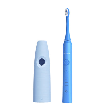 Ordo Sonic+ Toothbrush & {access}ories Handle - Soft Blue Tapered Medium Smooth