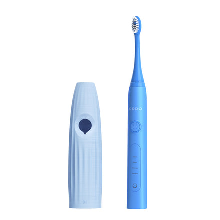 Ordo Sonic+ Toothbrush & {access}ories Handle - Soft Blue Tapered Small Vertical
