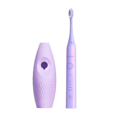 Ordo Sonic+ Toothbrush & {access}ories Handle - Violet Triangular Large Diamond