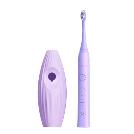 Ordo Sonic+ Toothbrush & {access}ories Handle - Violet Triangular Large Vertical