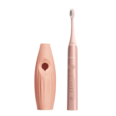Ordo Sonic+ Toothbrush & {access}ories Handle - Apricot Triangular Medium Vertical