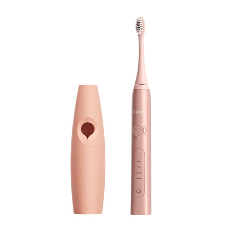 Ordo Sonic+ Toothbrush & {access}ories Handle - Apricot Triangular Small Smooth