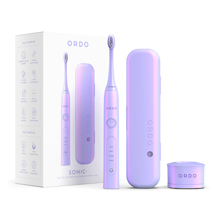 Ordo Sonic+ Toothbrush & Charging Travel Case - Pearl Violet