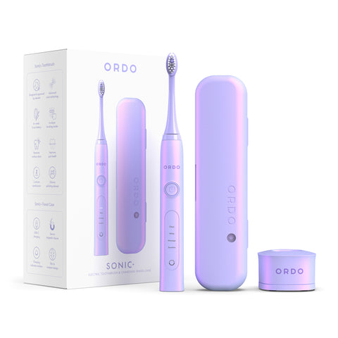 Ordo Sonic+ Toothbrush & Charging Travel Case - Pearl Violet