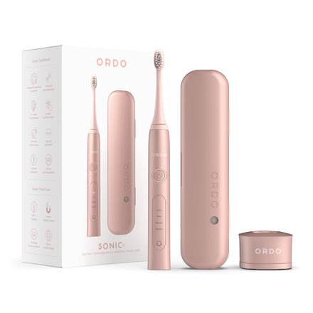Ordo Sonic+ Toothbrush & Charging Travel Case - Rose Gold