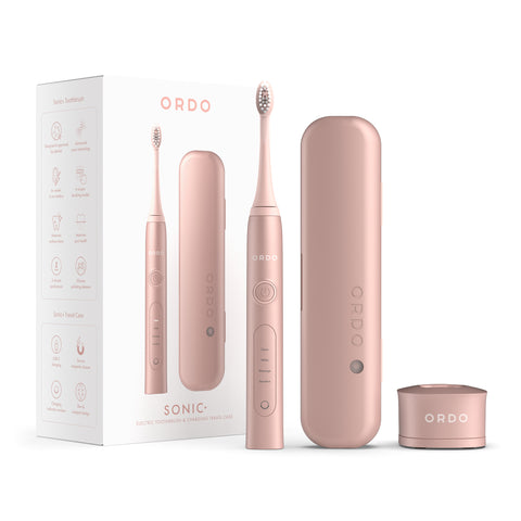 Ordo Sonic+ Toothbrush & Charging Travel Case - Rose Gold