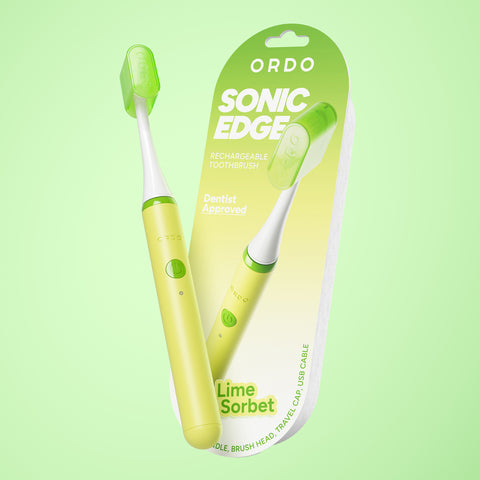 Ordo Sonic Edge Rechargeable Toothbrush - Lime Sorbet