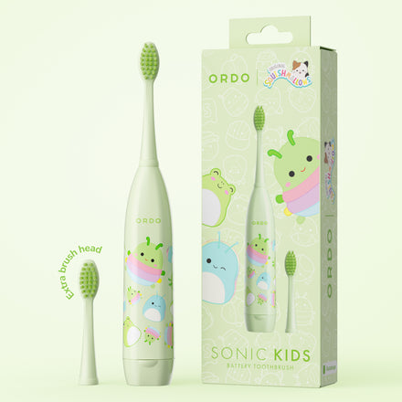 Ordo Sonic Kids Battery Toothbrush - Squishmallows Rutabaga