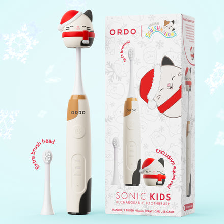 Ordo Sonic Kids Rechargeable Toothbrush - Squishmallows Christmas Cam