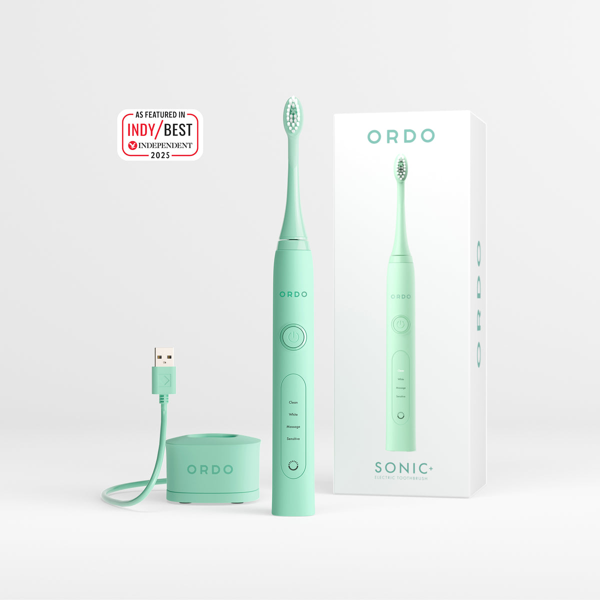 Ordo Mint Green Sonic Toothbrush & Complete Oral Care Kit (Worth £84.99)