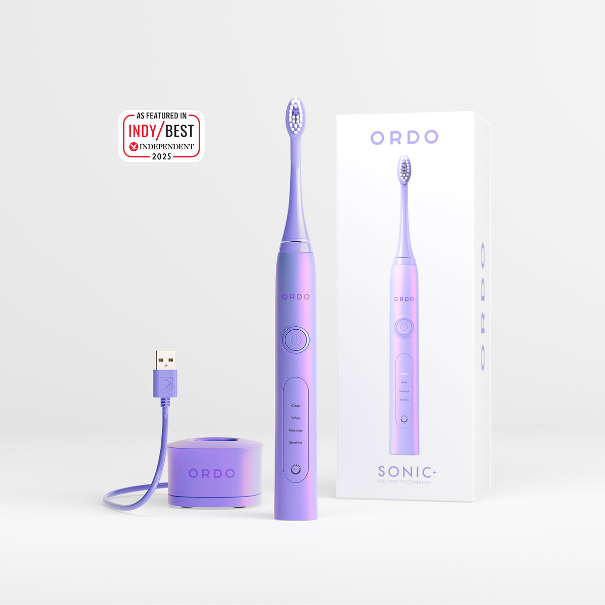 Ordo Pearl Violet Sonic Toothbrush & Complete Oral Care Kit (Worth £84.99)