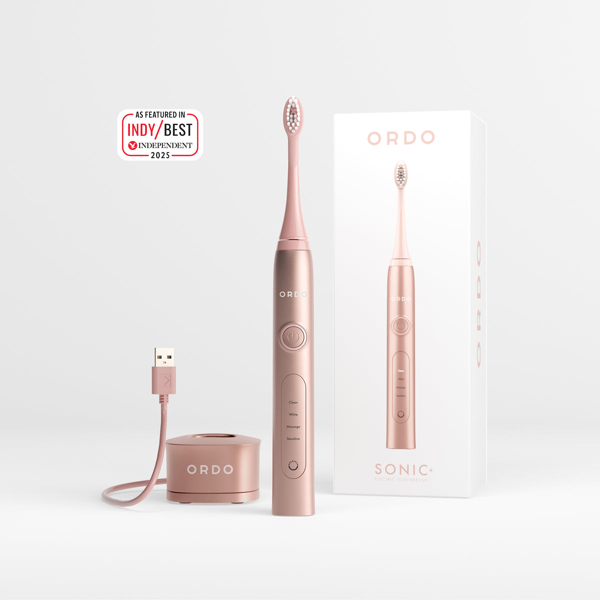 Ordo Rose Gold Sonic Toothbrush & Complete Oral Care Kit (Worth £84.99)