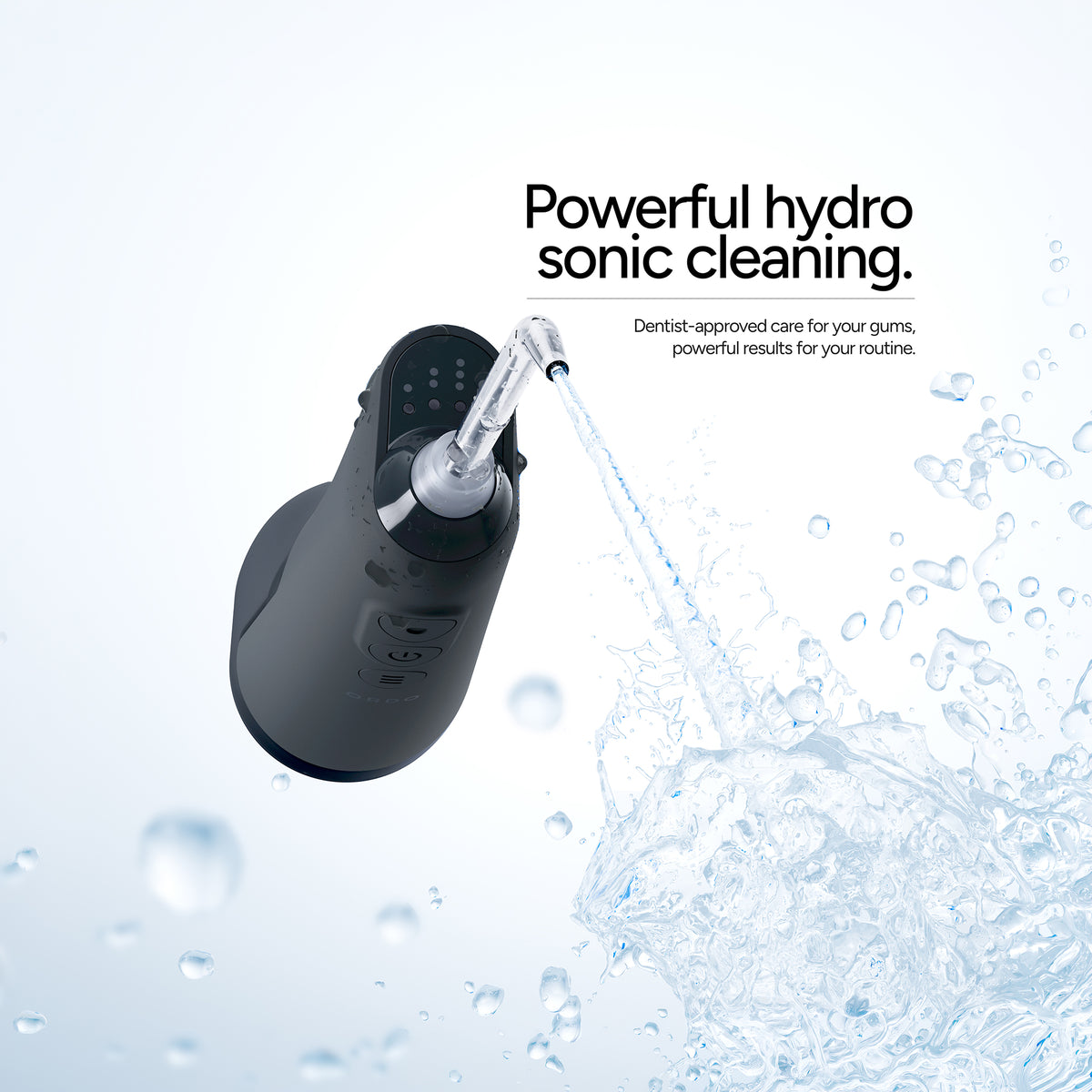Ordo Sonic+ Toothbrush & Hydro Sonic Water Flosser - Charcoal Grey