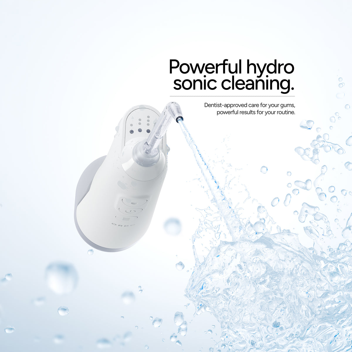 Ordo Sonic+ Toothbrush & Hydro Sonic+ Water Flosser - White