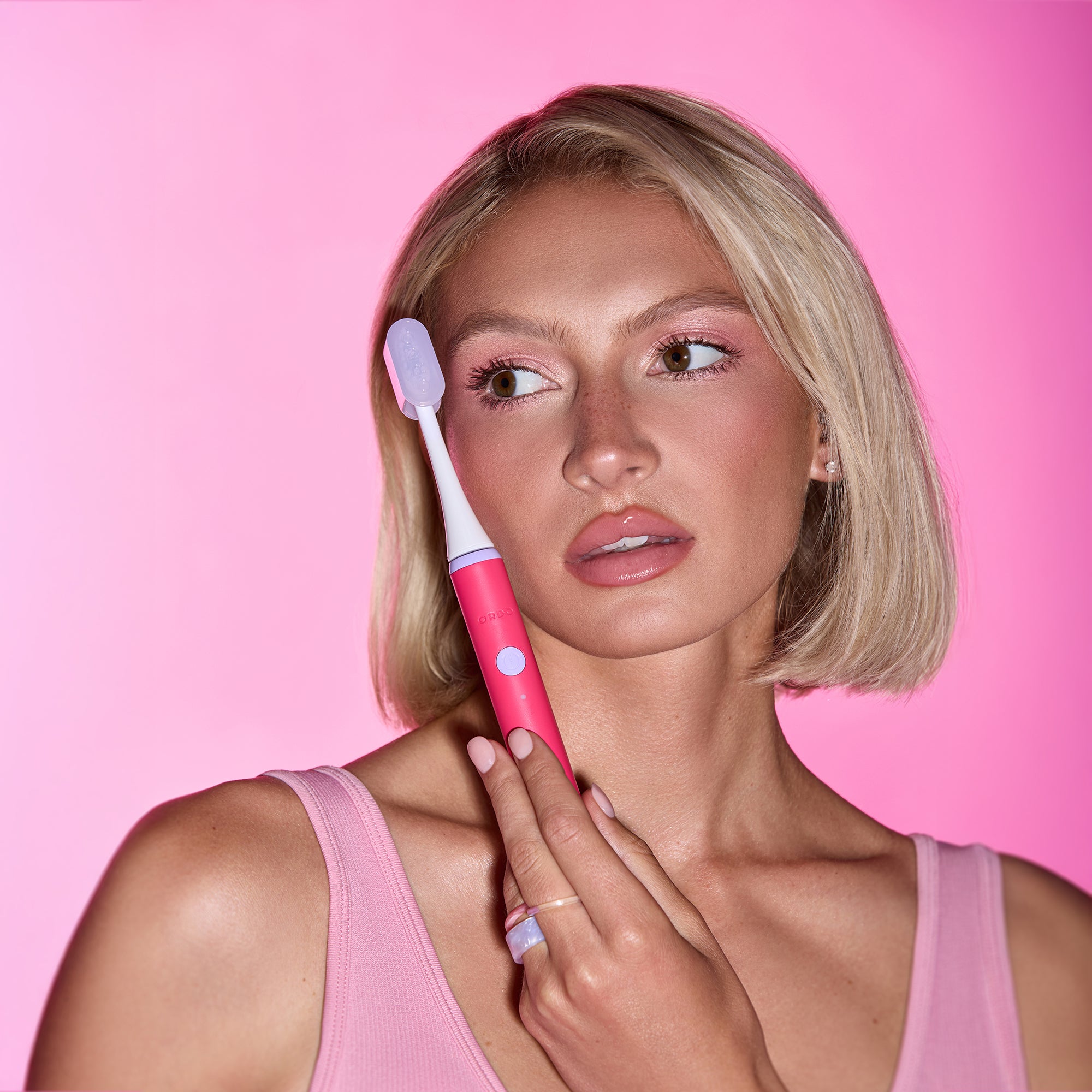 Edge Toothbrush Ordo Sonic Edge Rechargeable Toothbrush - Paradise Pink – Ordo Global