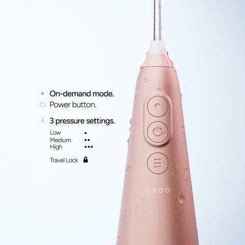 Ordo Sonic+ Toothbrush & Hydro Sonic+ Water Flosser - Rose Gold