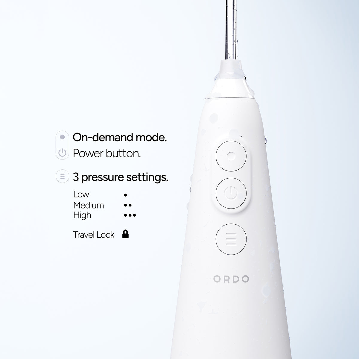 Ordo Sonic+ Toothbrush & Hydro Sonic+ Water Flosser - White