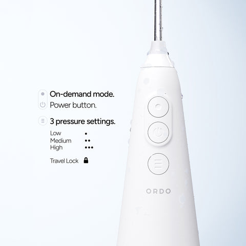 Ordo Sonic+ Toothbrush & Hydro Sonic+ Water Flosser - White