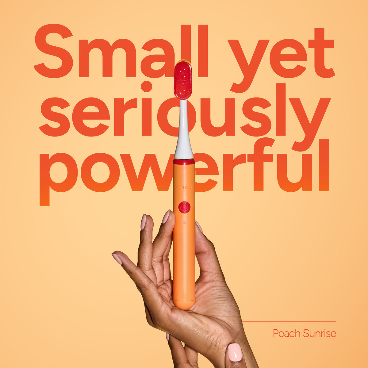 Ordo Sonic Edge Rechargeable Toothbrush - Peach Sunrise