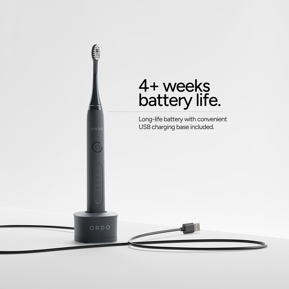 Ordo Sonic+ Toothbrush & Hydro Sonic Water Flosser - Charcoal Grey