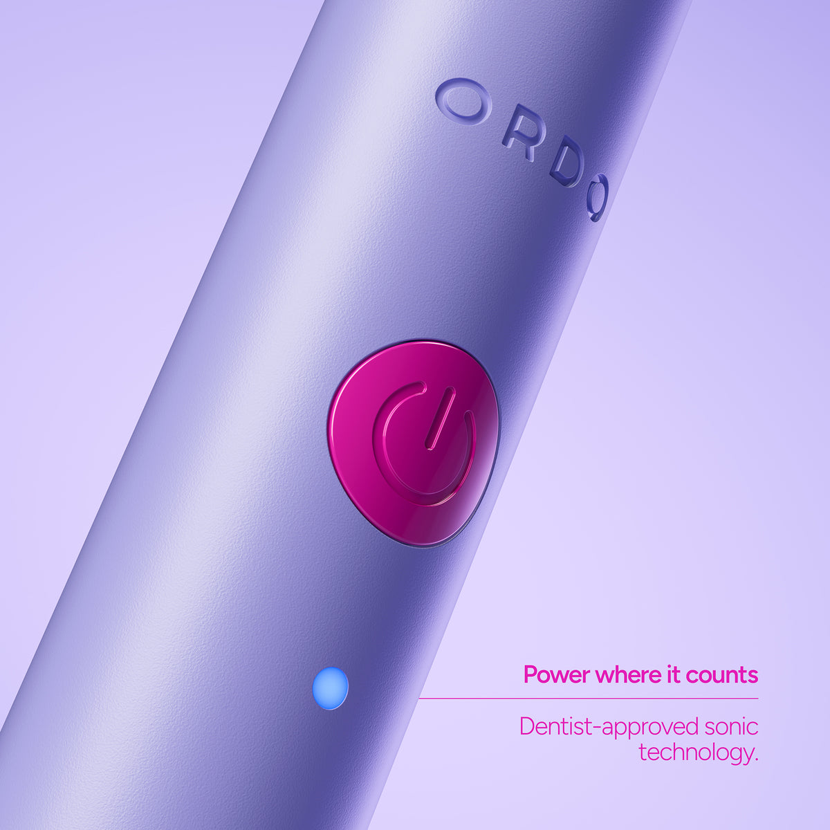 Ordo Sonic Edge Rechargeable Toothbrush - Fiji Fuchsia