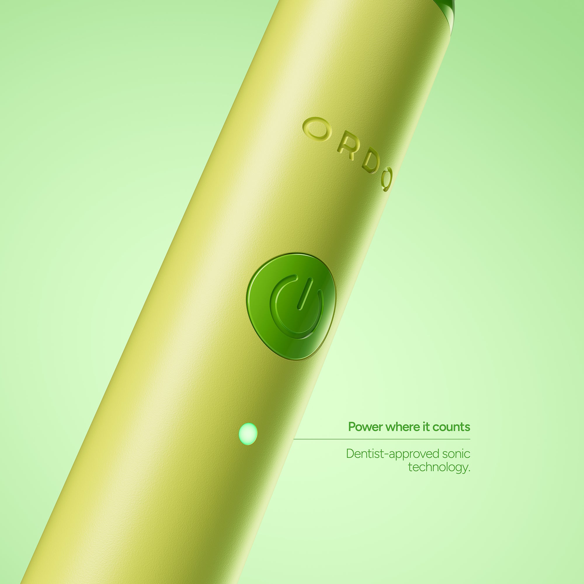 Edge Toothbrush Ordo Sonic Edge Rechargeable Toothbrush - Lime Sorbet – Ordo Global