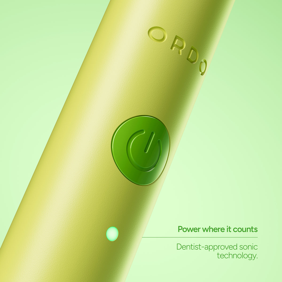 Ordo Sonic Edge Rechargeable Toothbrush - Lime Sorbet
