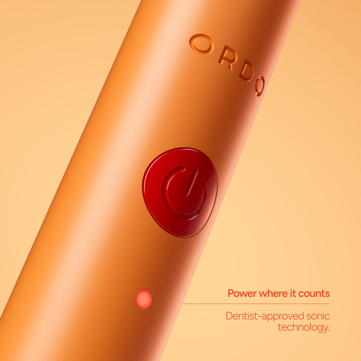 Ordo Sonic Edge Rechargeable Toothbrush - Peach Sunrise